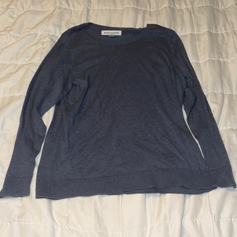 Amazon Essentials Women's Gray Top